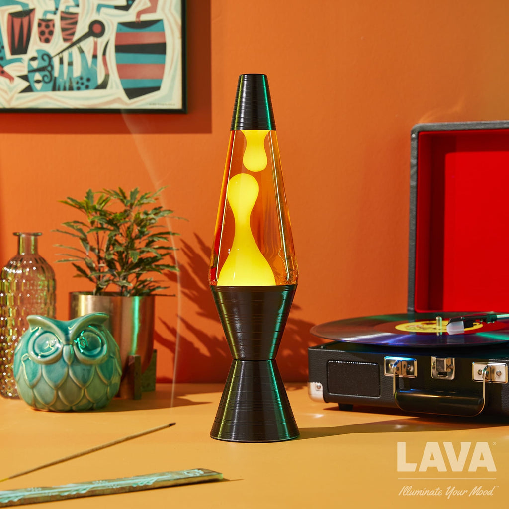Model 2017 14.5” Vinyl Record Grooved LAVA Lamp