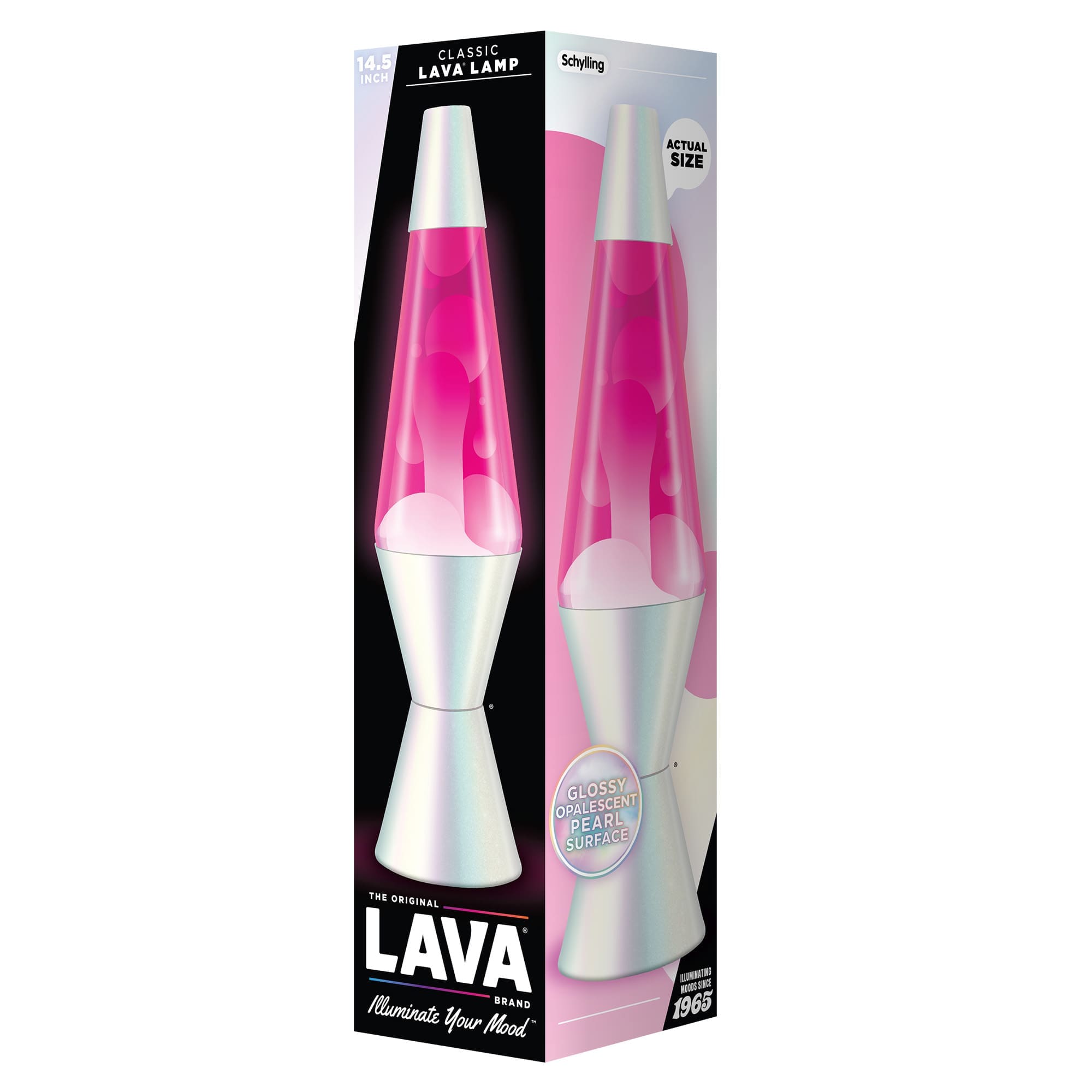 Model 2718 14.5" Lava Lamp Opalescent Pearl