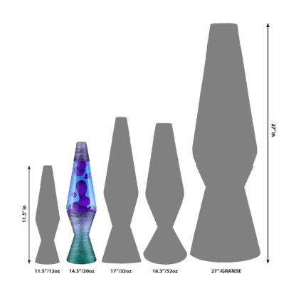 Model 2496 14.5" Ceramic Dip LAVA Lamp