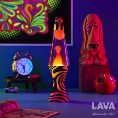 Model 2015 14.5” Groovy Gradient Flocked LAVA Lamp