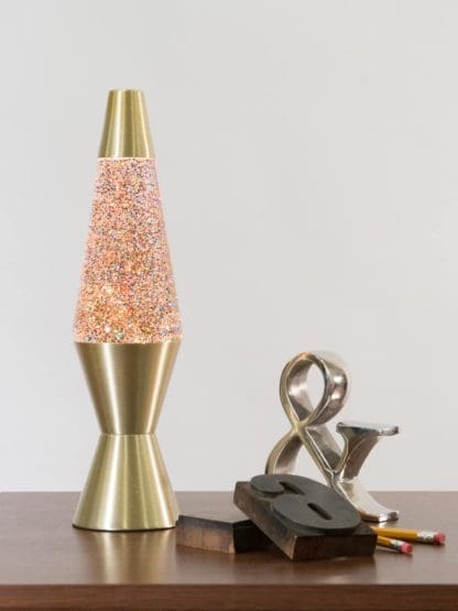 Model 2131 14.5″ Rainbow Glitter Lamp