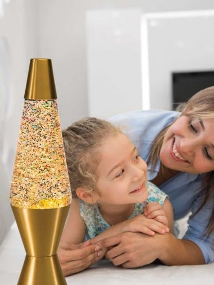 Model 2131 14.5″ Rainbow Glitter Lamp