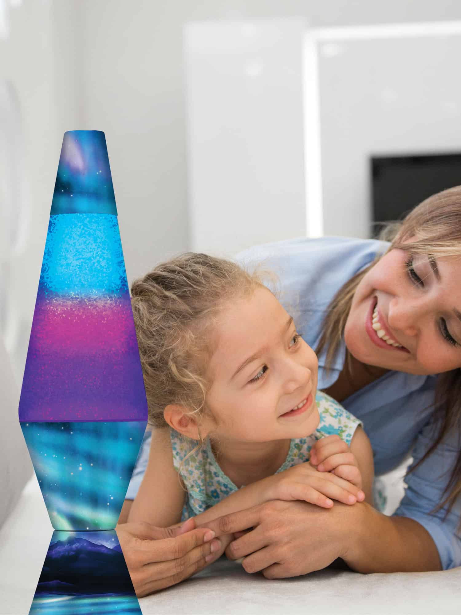 Model 2160 14.5″ Northern Lights Glitter Lamp