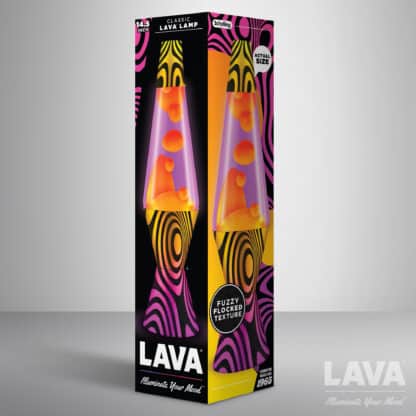 Model 2015 14.5” Groovy Gradient Flocked LAVA Lamp